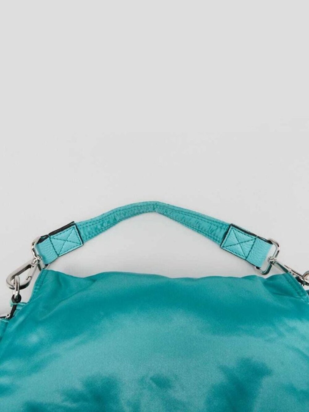 Fendi Green Nylon Convertible Multipocket Belt Baguette Bag 8BR808 - Picture 8 of 12